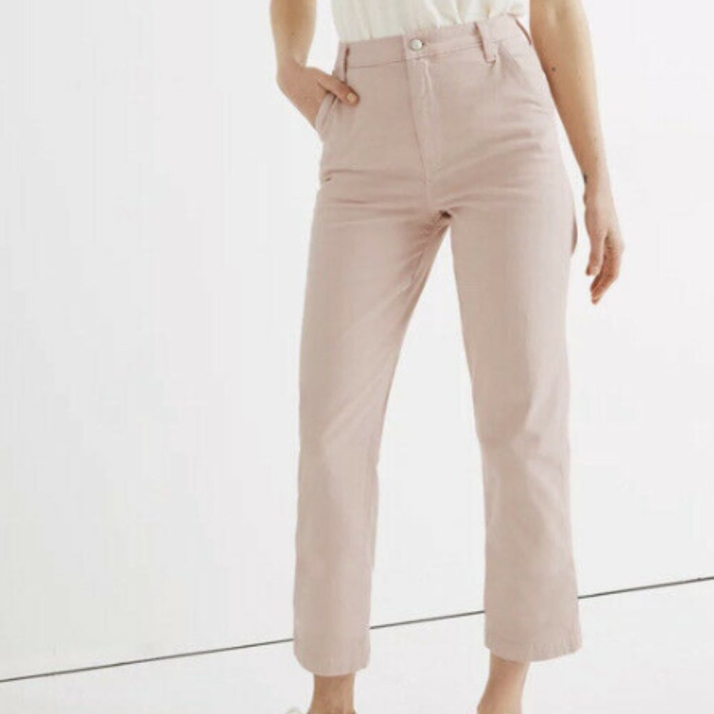 Madewell Classic Straight Pants In Wisteria Dove